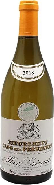 Albert Grivault Clos Des Perrières Meursault 1er Cru