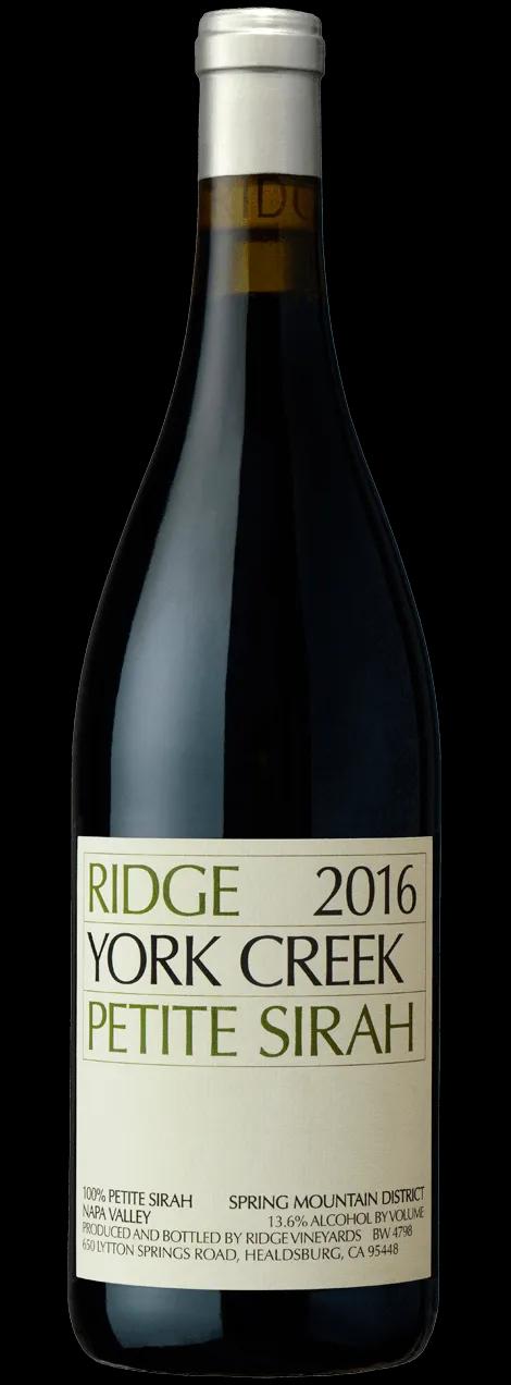 Ridge Vineyards York Creek Petite Sirah