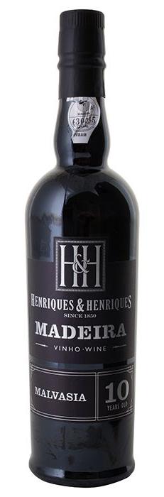 Henriques & Henriques Malvasia 10 Years Old Madeira