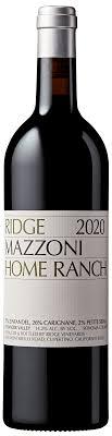 Ridge Vineyards Mazzoni Home Ranch