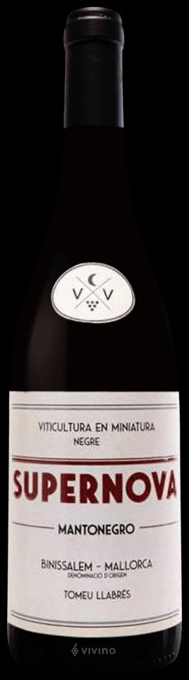 Bodega Ca'n Verdura Tomeu Llabres Supernova Mantonegro Negre