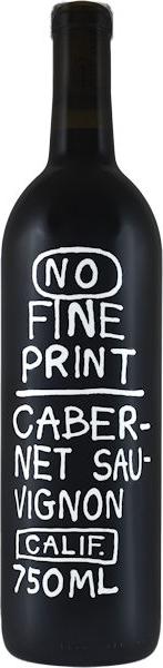 No Fine Print Cabernet