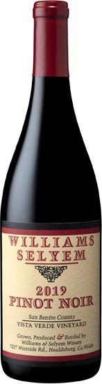 Williams Selyem Vista Verde Vineyard Pinot Noir