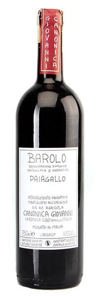 Giovanni Canonica Barolo Paiagallo