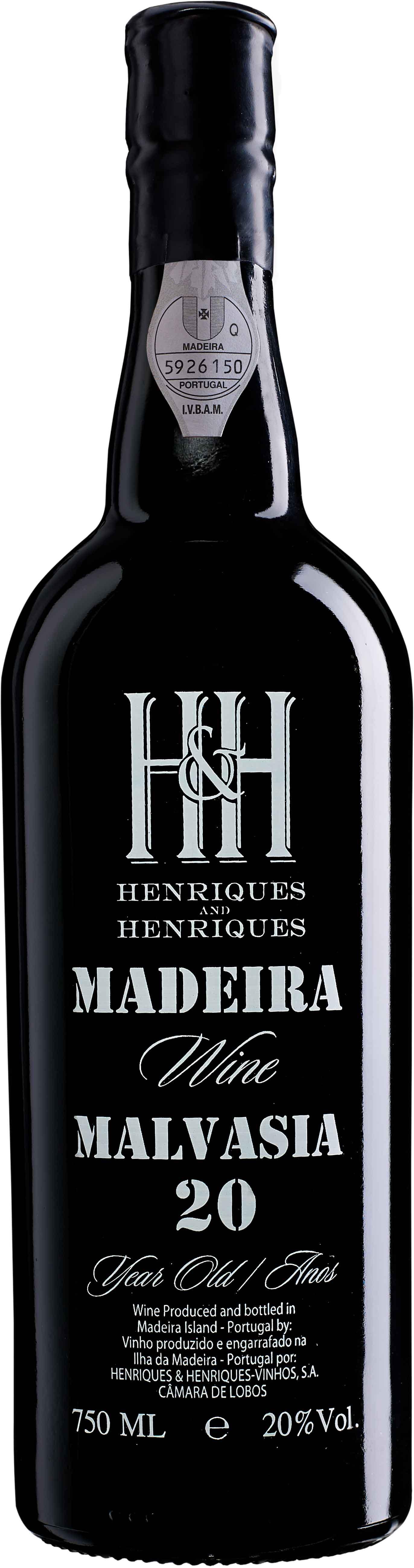 Henriques & Henriques Malvasia 20 Years Old Madeira