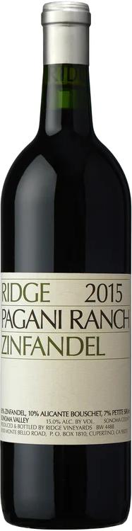 Ridge Vineyards Pagani Ranch Zinfandel