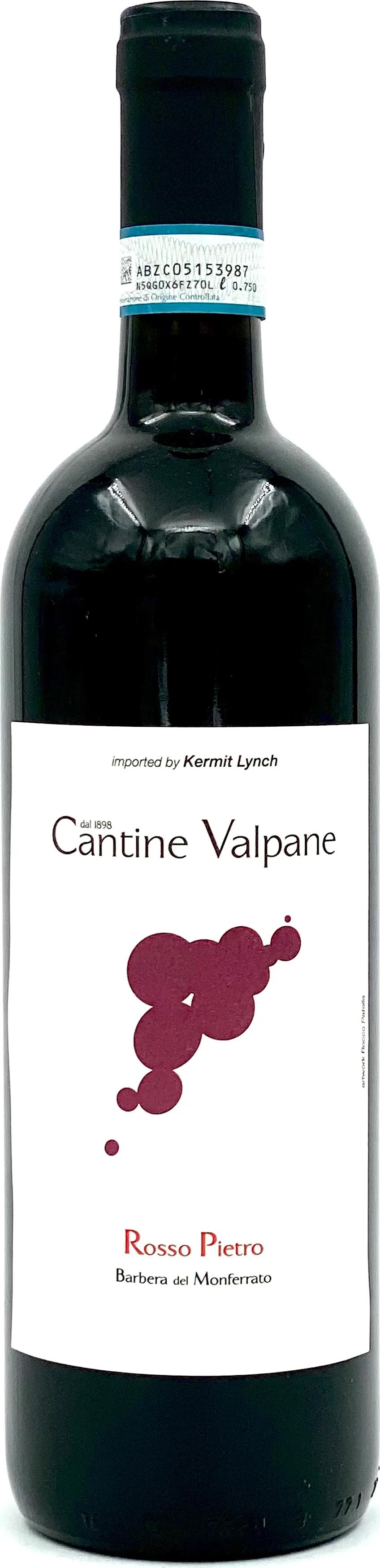 Cantine Valpane Rosso Pietro Barbera del Monferrato