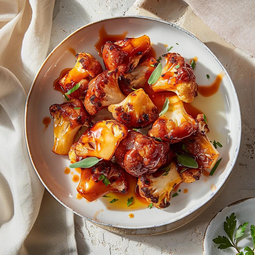 Barbecue Cauliflower Wings