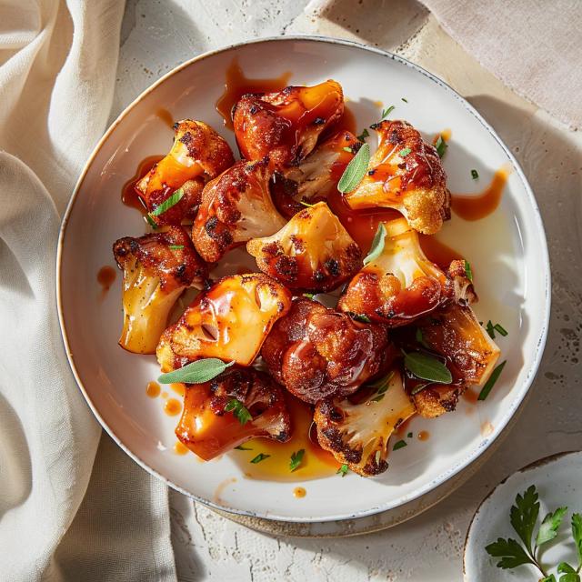 Barbecue Cauliflower Wings