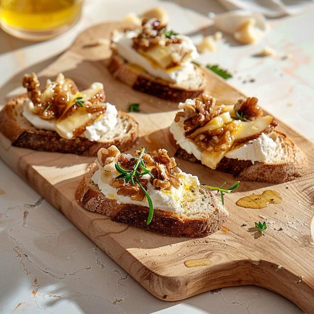 Crostini With Goat Cheese