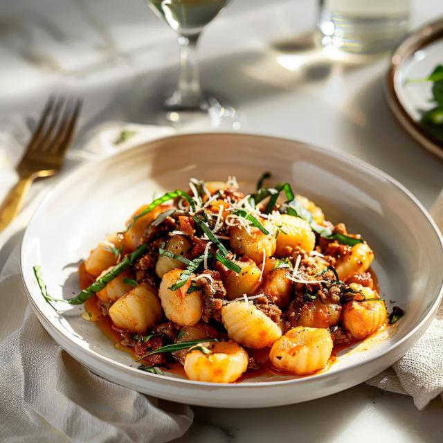 Gnocchi With Ostrich Ragu