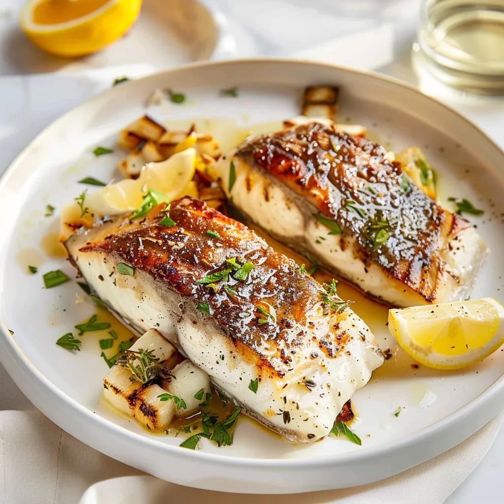 Grilled Sea Bass