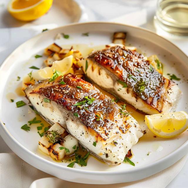 Grilled Sea Bass