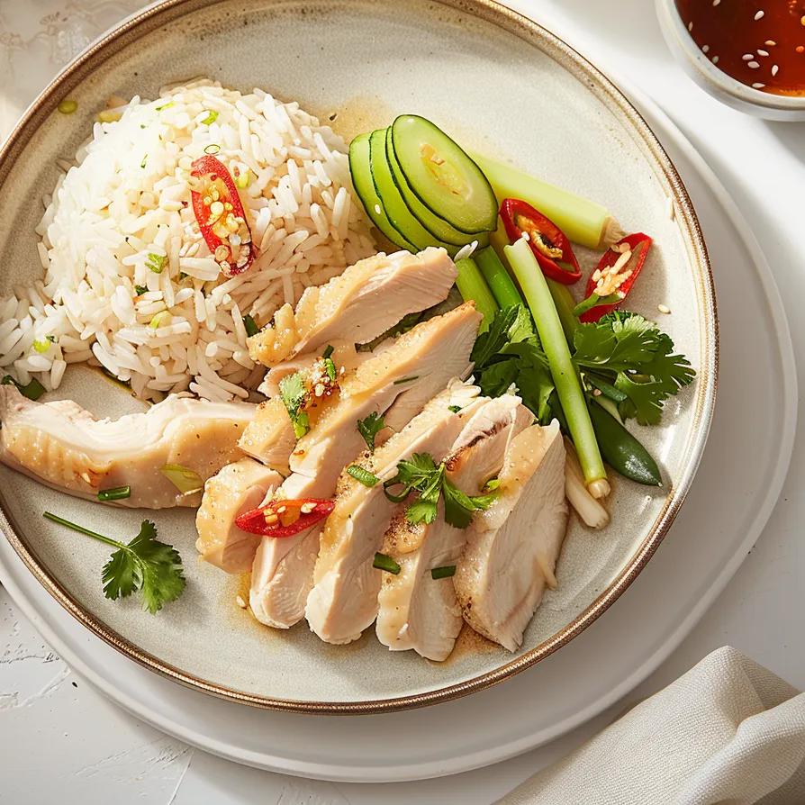 Hainanese Chicken Rice