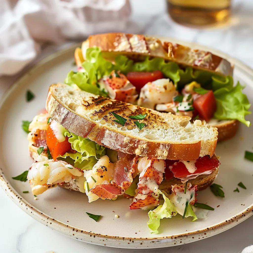 Lobster Sandwich Blt