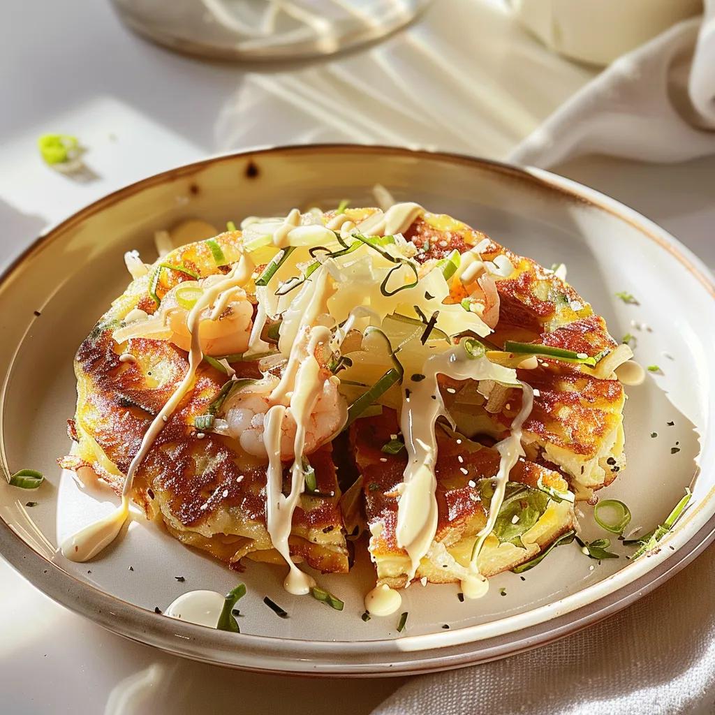 Okonomiyaki Japanese Cabbage Pancake