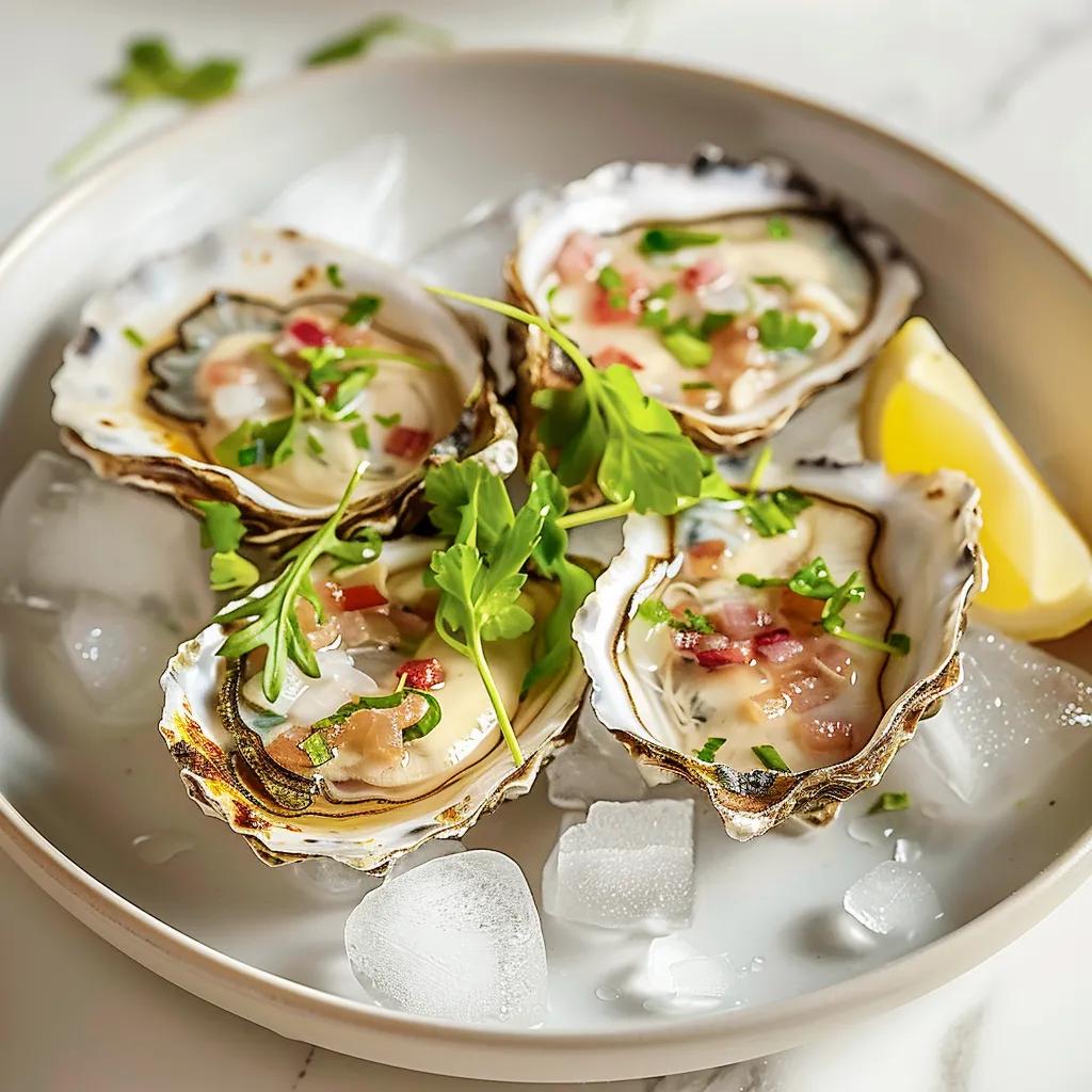 Oysters With Mignonette Sauce