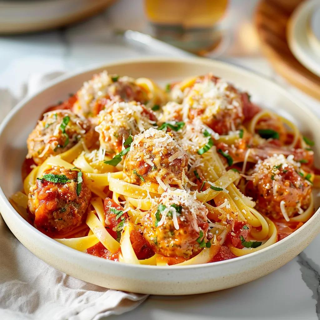 Pasta And Meatballs