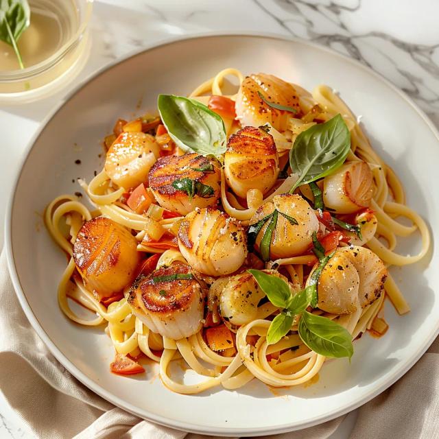 Pasta With Scallops