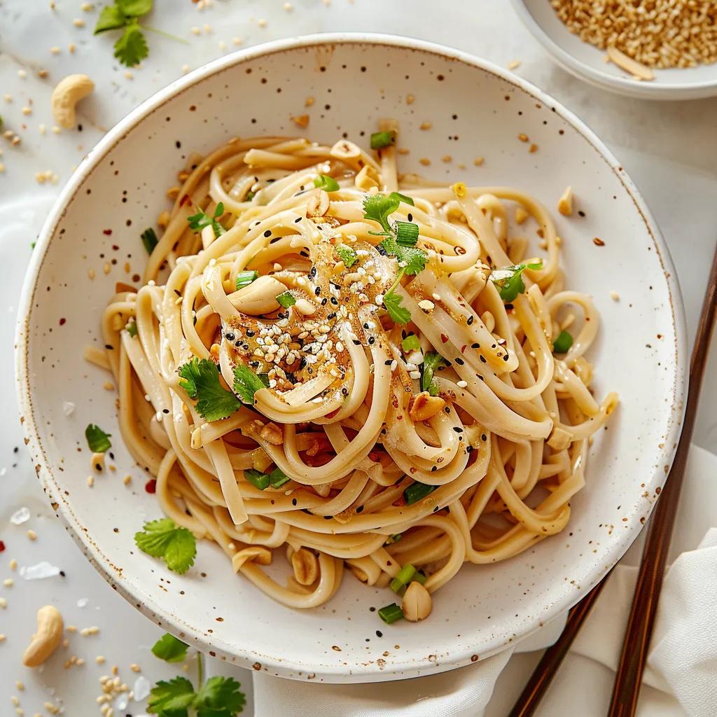 Peanut Sesame Noodles