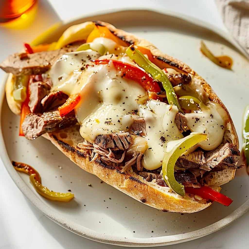 Philly Cheesesteak Sandwich