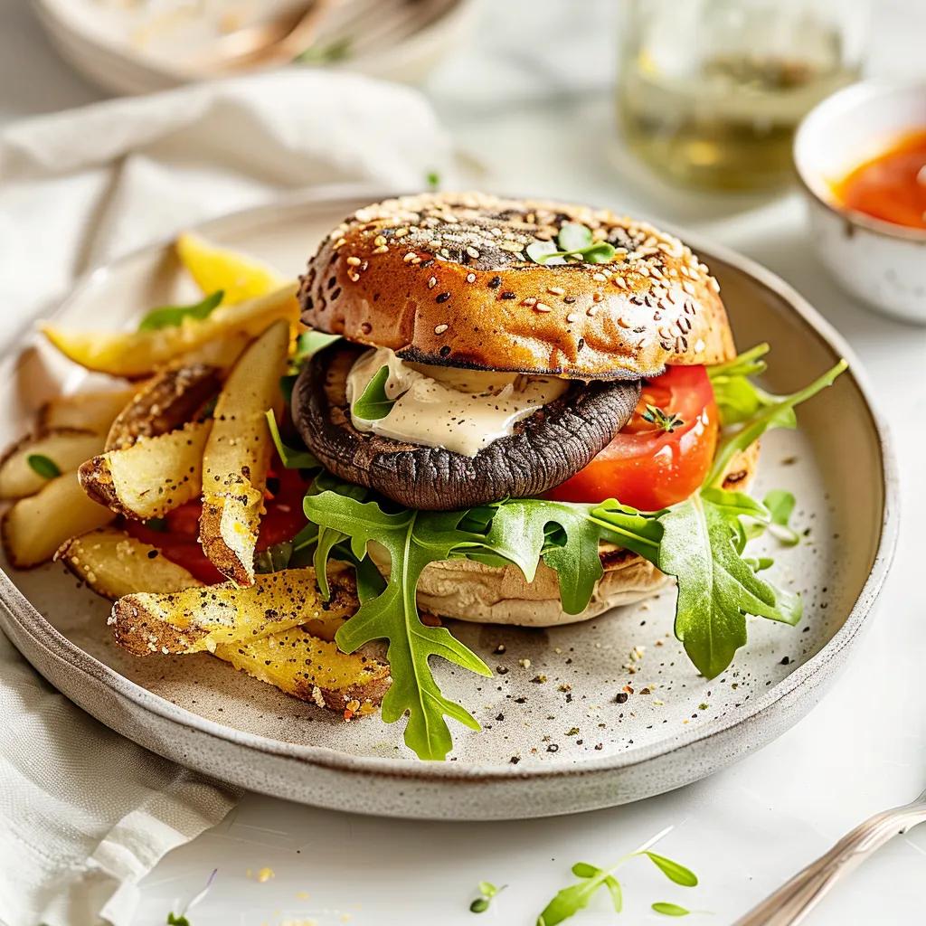 Portobello Mushroom Burger