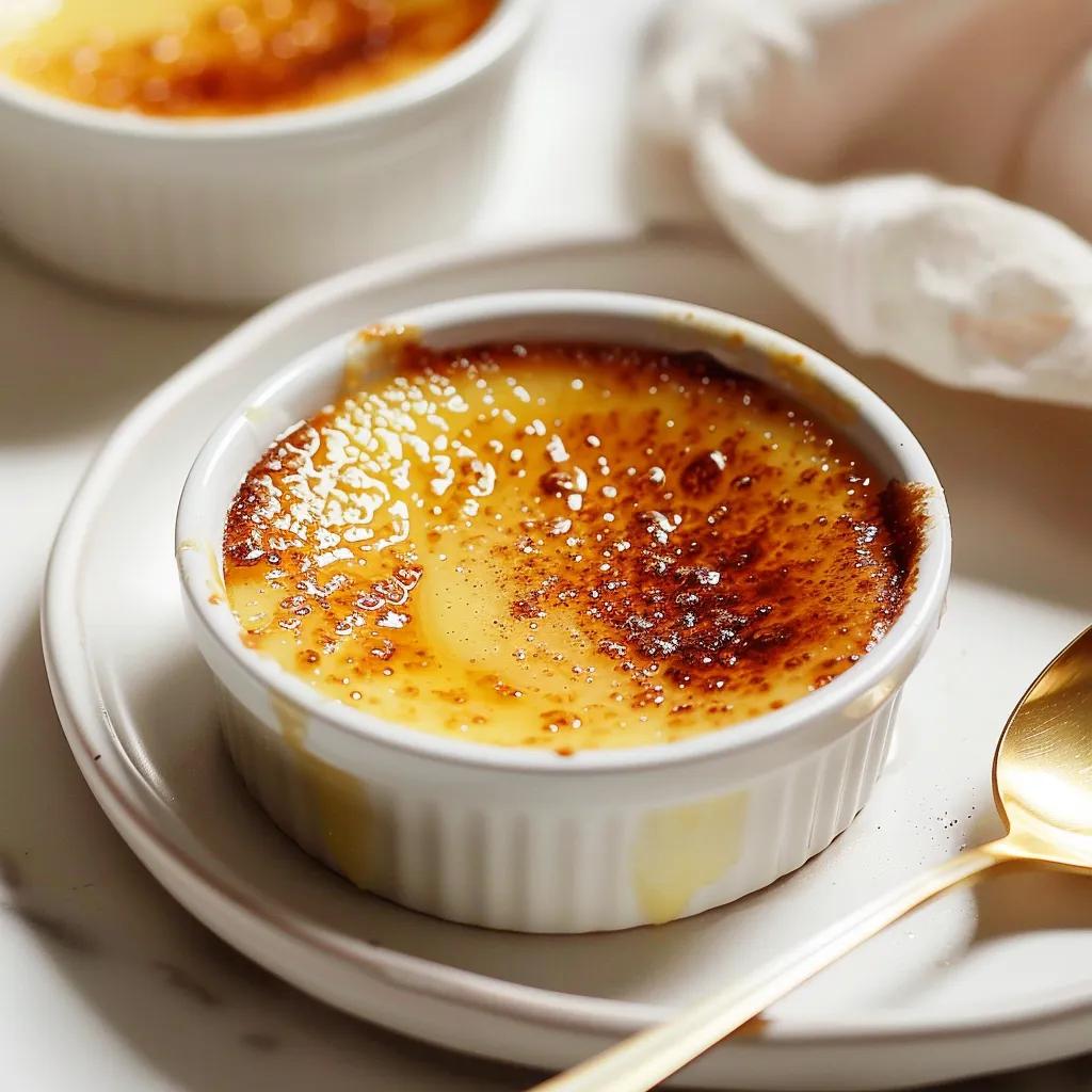 White Chocolate Creme Brulee