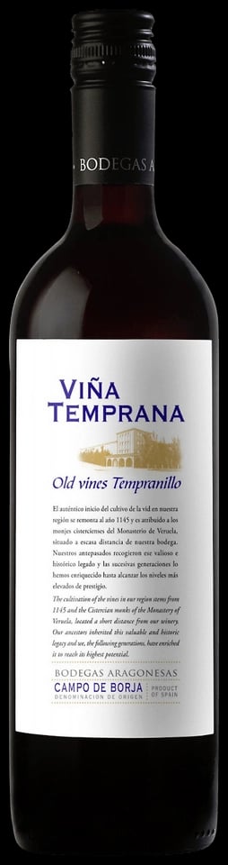 Bodegas Aragonesas Viña Temprana Old Vines Tempranillo