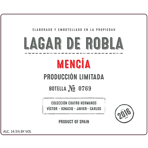Arganza Encanto Mencía Crianza
