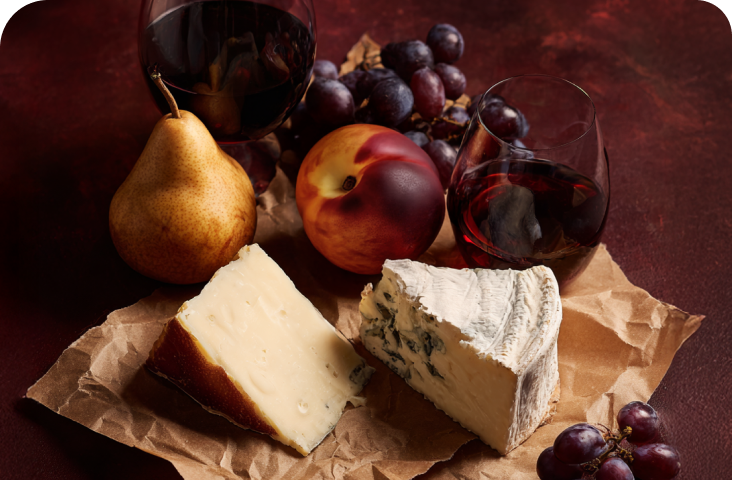 Wine and cheese