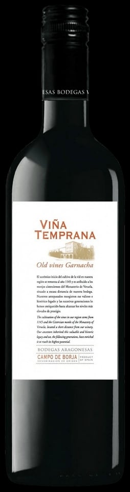 Bodegas Aragonesas Viña Temprana Old Vines Garnacha 2023