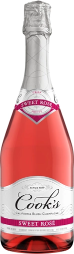 Cook's Sweet Rosé Blush California Champagne