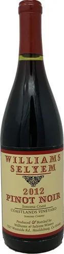 Williams Selyem Coastlands Vineyard Pinot Noir