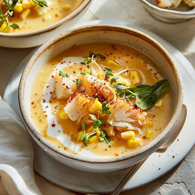 Crab And Corn Bisque