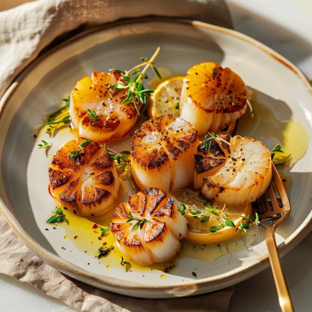 Pan Seared Scallops