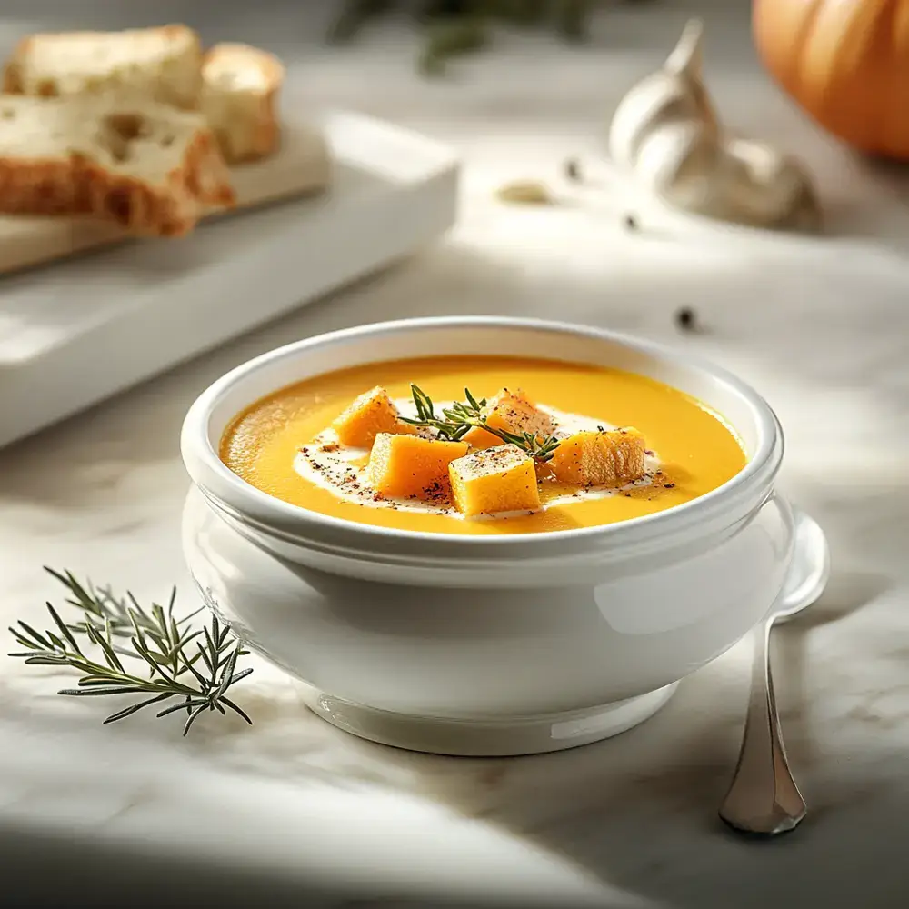 Pumpkin soup is perfect for the fall season (Photo: Midjourney)
