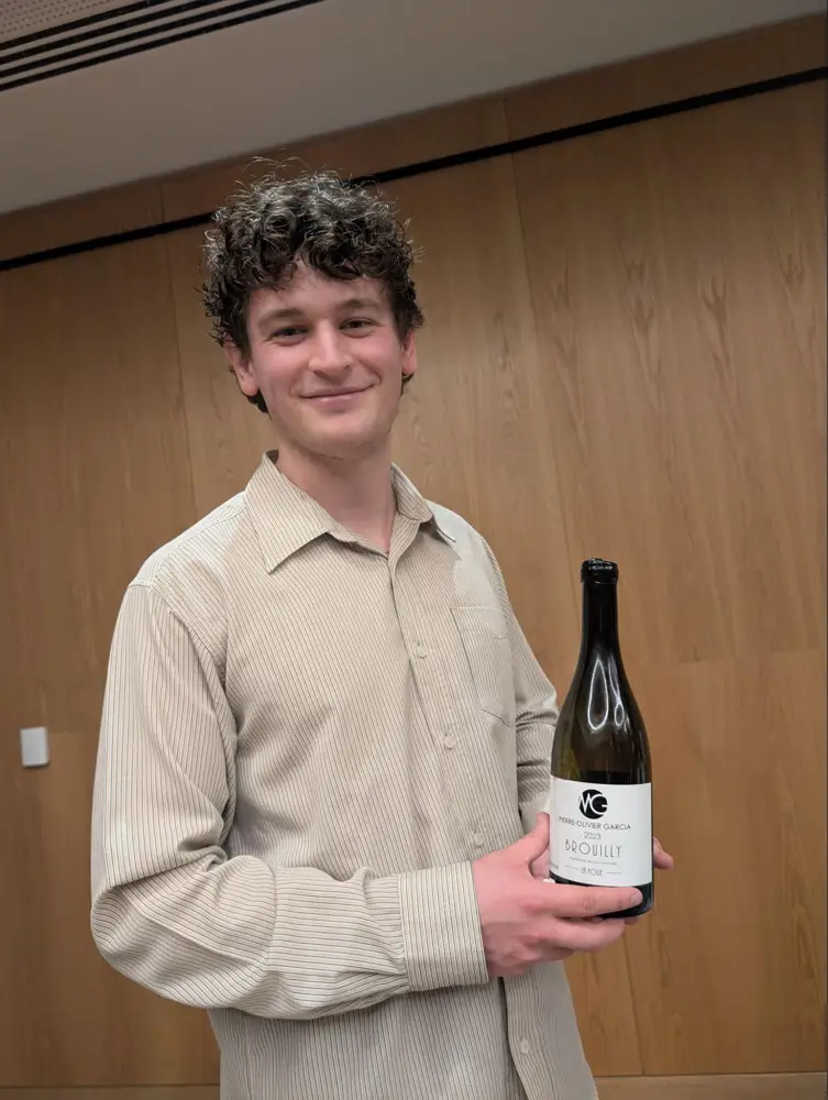 William Edwards, the founder of the wine blog <a href="https://substack.com/@corksucker">Cork Sucker</a>, enjoys writing and tasting wines, not in an “unbelievably boring way” (Photo: Krystal Wen)