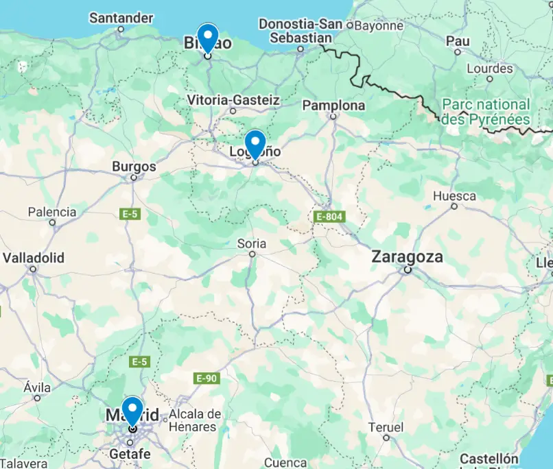 It is easy to plan a trip to visit Rioja from Bilbao or Madrid. (image by Matthew Cocks)