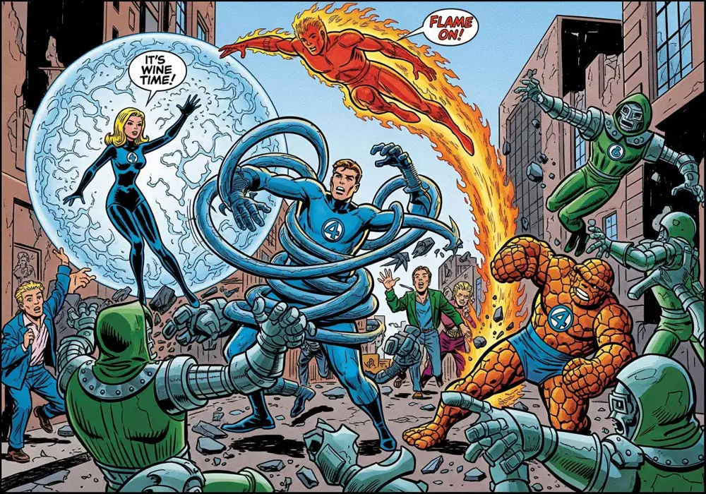 If the Fantastic Four Were Wines, Which One Is Your Favorite?