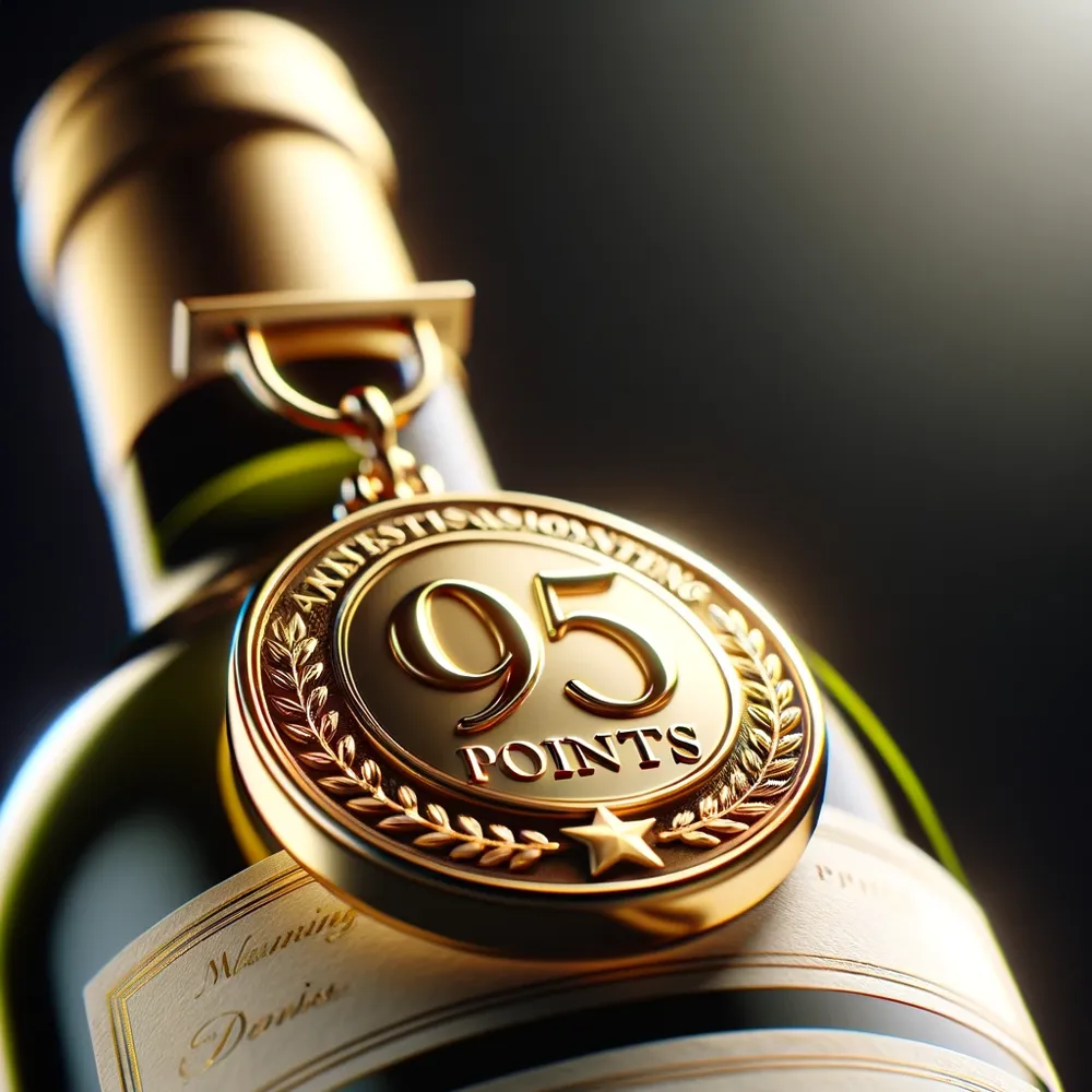 High ratings look good on bottles. (Photo: DallE)