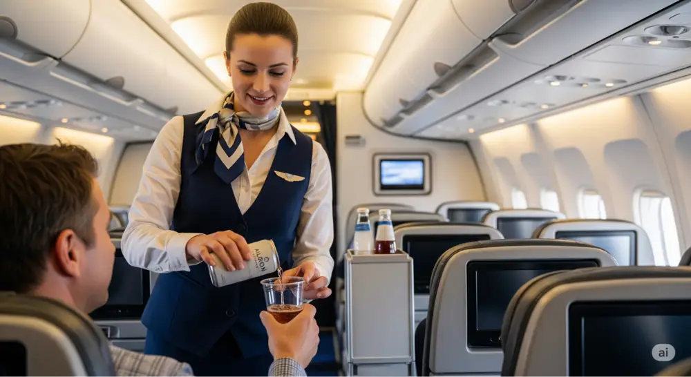 Light weight packaging allows airlines to save on fuel. (Photo: AI generated with Google Gemini)