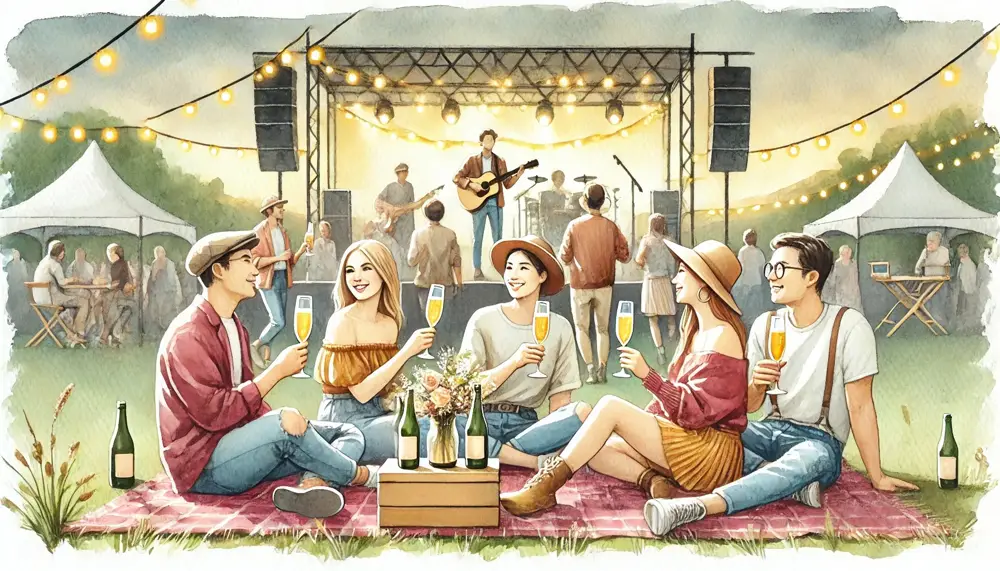 Millennials are enjoying champagnes and sparkling wines in a more casual context (Photo: DALL·E)