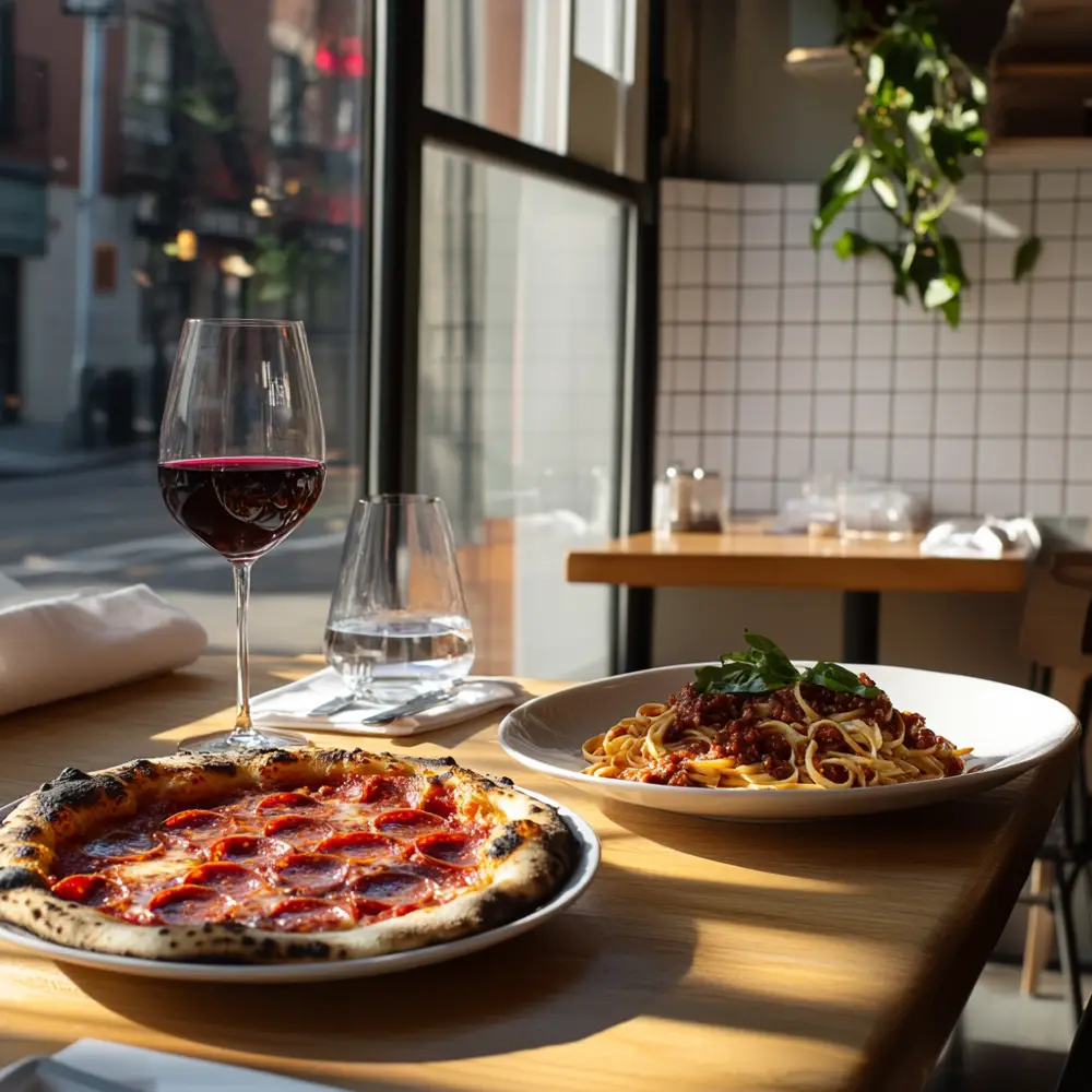 Barbera is perfect for pizza and pasta (Image generated using Midjourney by Sylvia Ba)