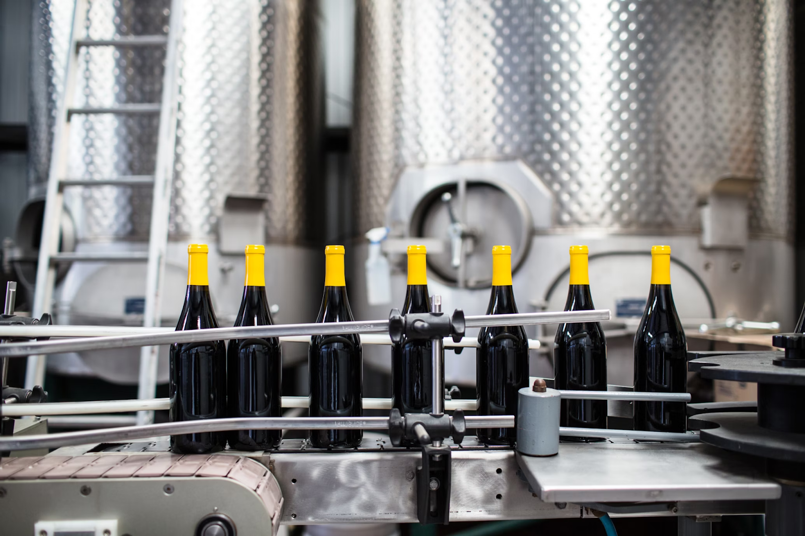 Bottling wines is a delicate process that ensures high quality wine reaches your glass! (Photo by Vindemia Winery on Unsplash)