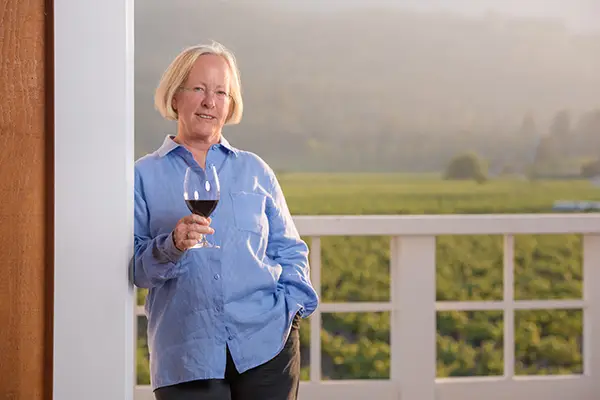 Cathy Corison, founder and winemaker of Corsion Winery. Cathy was the San Francisco Chronicle Winemaker of the Year in 2011. (credit: Corsion Winery)