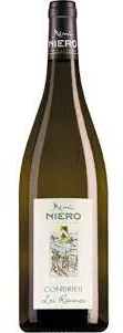 Bottle of Remi Niero Condrieu Les Ravineswith label visible