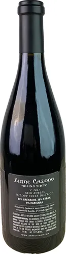 Bottle of Linne Calodo Rising Tideswith label visible