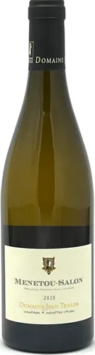 Bottle of Domaine Jean Teiller Menetou-Salon Blancwith label visible