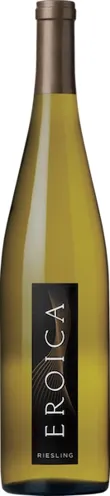 Bottle of Eroica Rieslingwith label visible