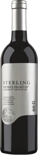 Bottle of Sterling Vineyards Vintner's Collection Cabernet Sauvignonwith label visible